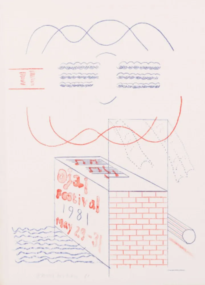 Lithografie Hockney - Ojai Festival