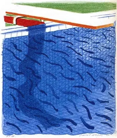 Lithografie Hockney - Paper Pools