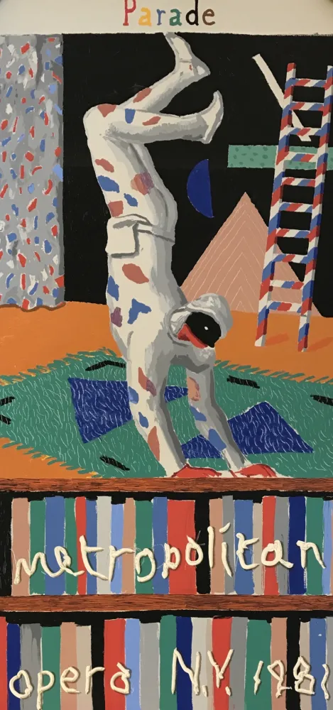 Zeefdruk Hockney - Parade – Metropolitan Opera NY