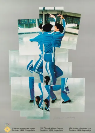 Lithografie Hockney - Skater