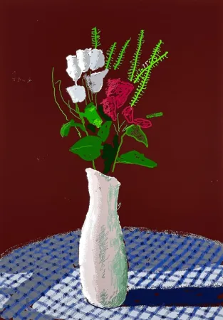 Digitale Print Hockney - The first one