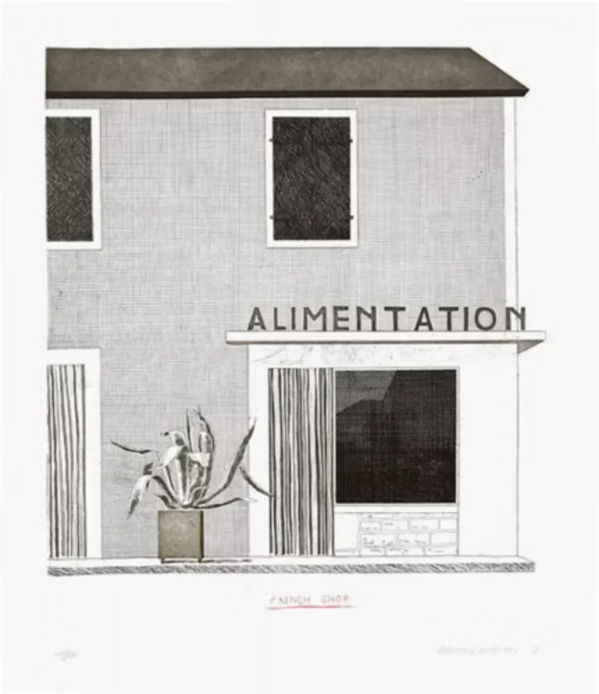 Ets En Aquatint Hockney - The French Shop