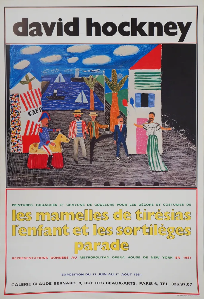Geïllustreerd Boek Hockney - Théâtre : Tirésias