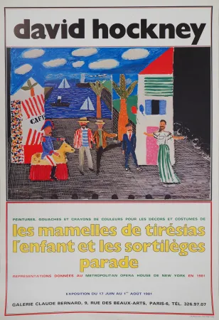 Geïllustreerd Boek Hockney - Théâtre : Tirésias