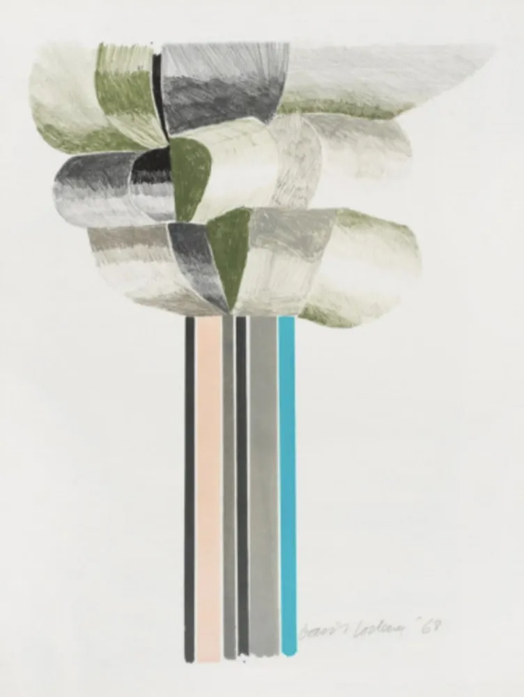 Lithografie Hockney - Trees