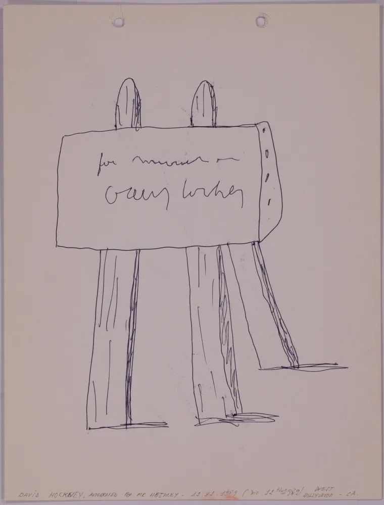 Geen Techniek Hockney - Untitled