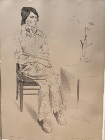 Lithografie Hockney - Yves Marie