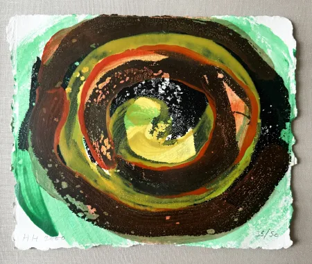 Ets En Aquatint Hodgkin - Away