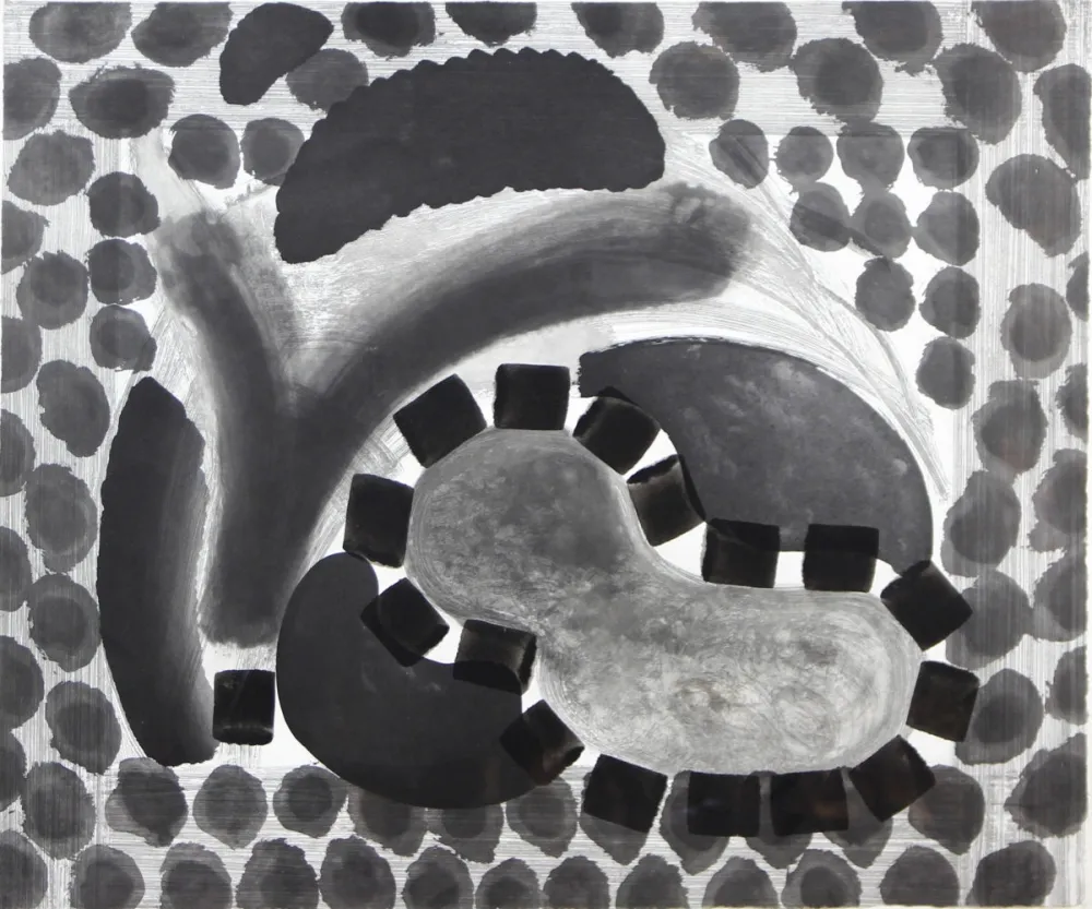 Ets En Aquatint Hodgkin - David's Pool at Night