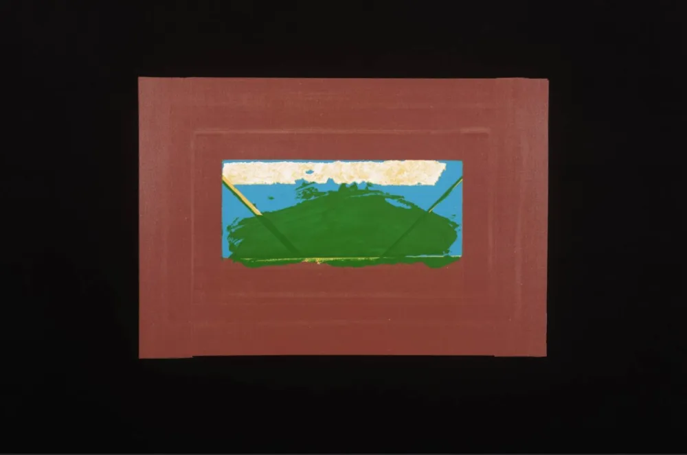 Zeefdruk Hodgkin - Indian Views Suite – Plate G