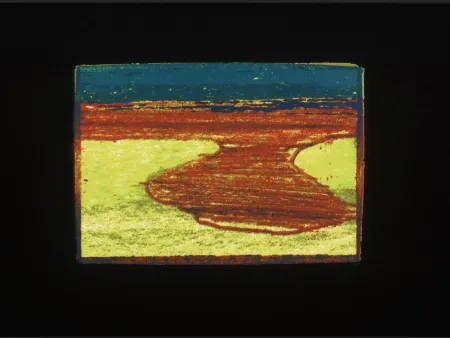 Zeefdruk Hodgkin - Indian Views Suite – Plate L 