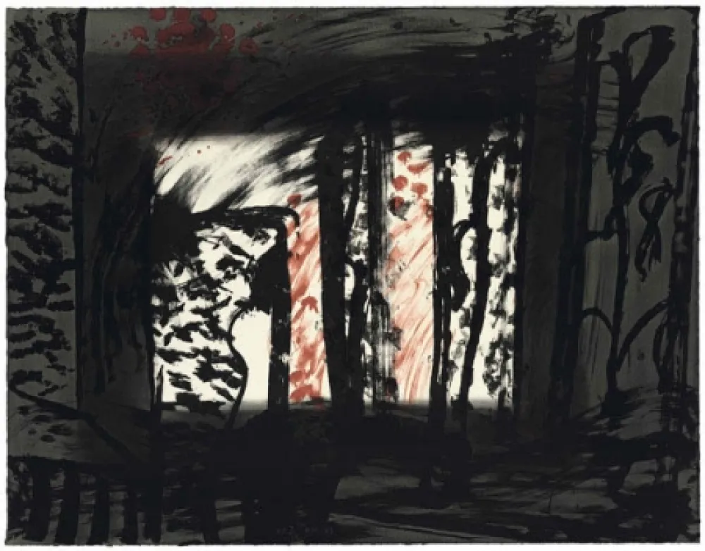 Lithografie Hodgkin - Sand