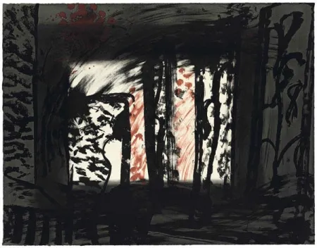 Lithografie Hodgkin - Sand