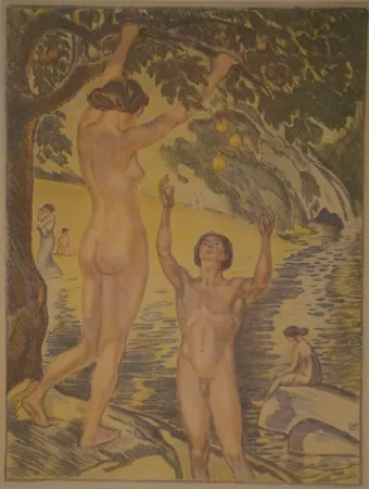 Lithografie Hofmann - Reife Früchte