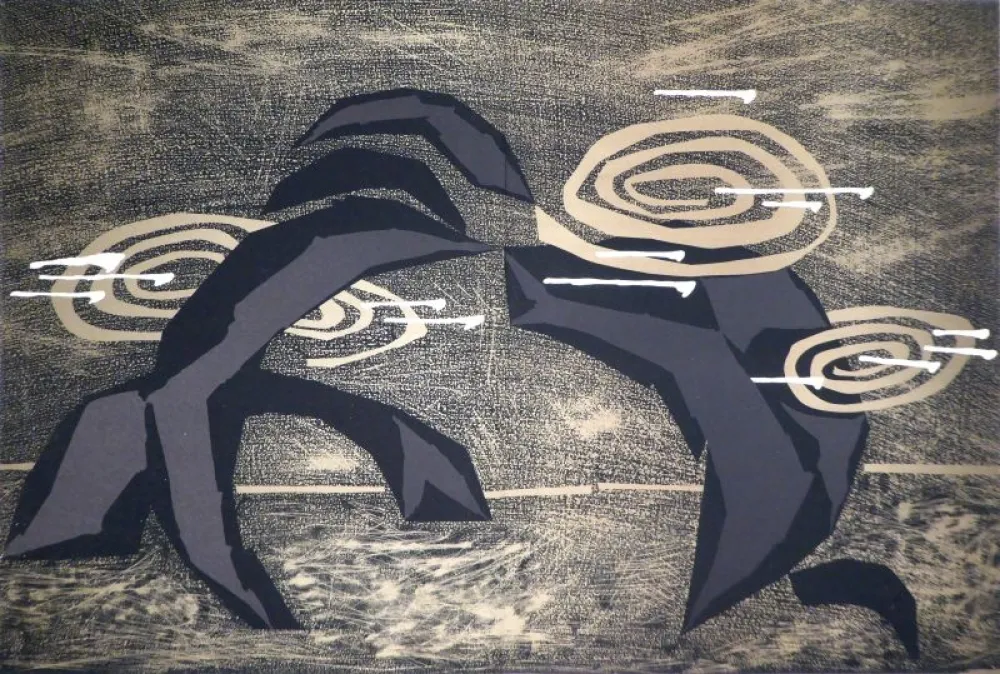 Lithografie Honegger - Transmissions