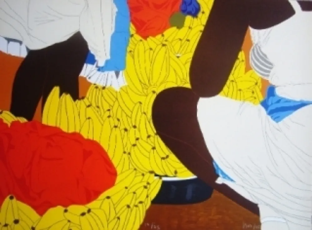 Lithografie Hoyos - Bazurto