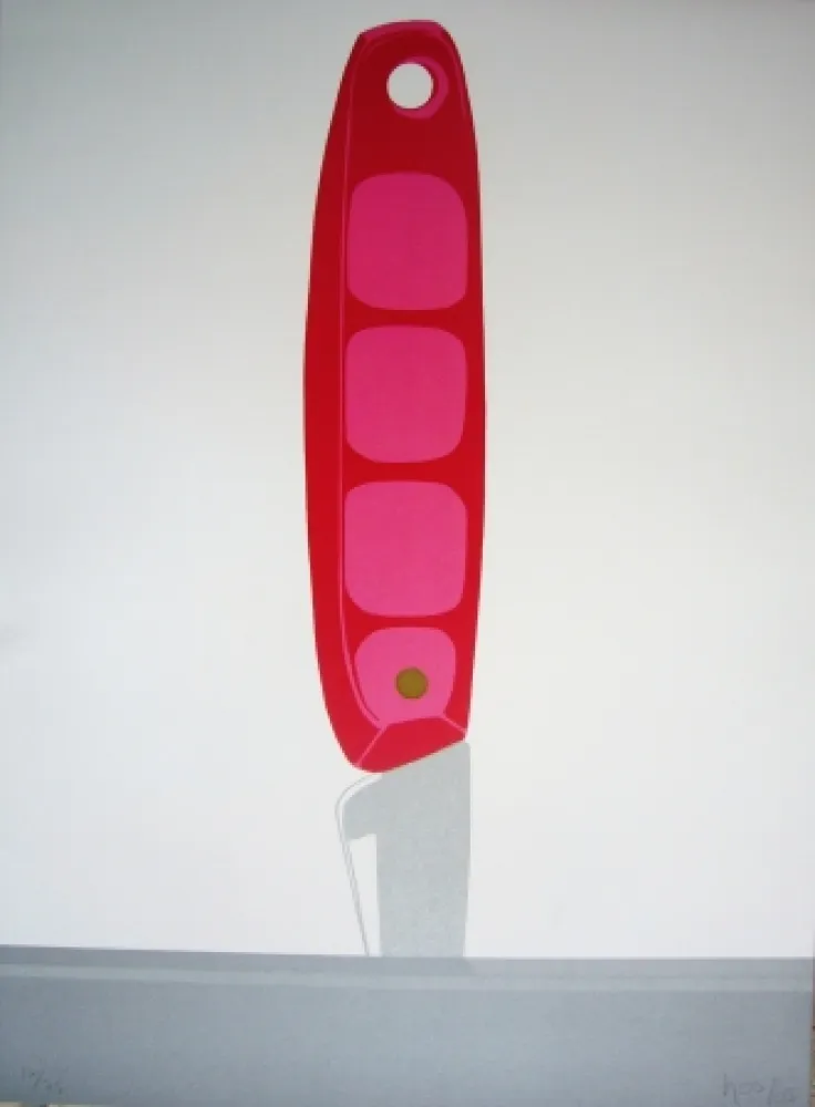 Lithografie Hoyos - Pink Knife