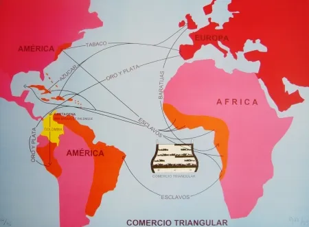 Lithografie Hoyos -  Triangulo Comercial 