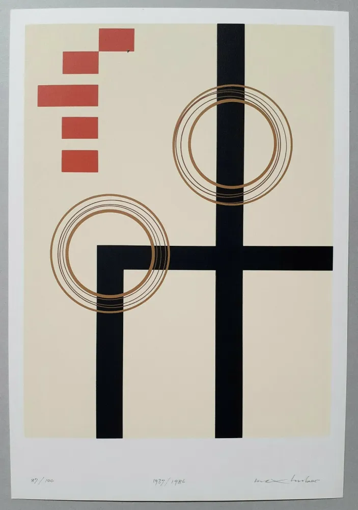 Zeefdruk Huber - Composition 4 groupes