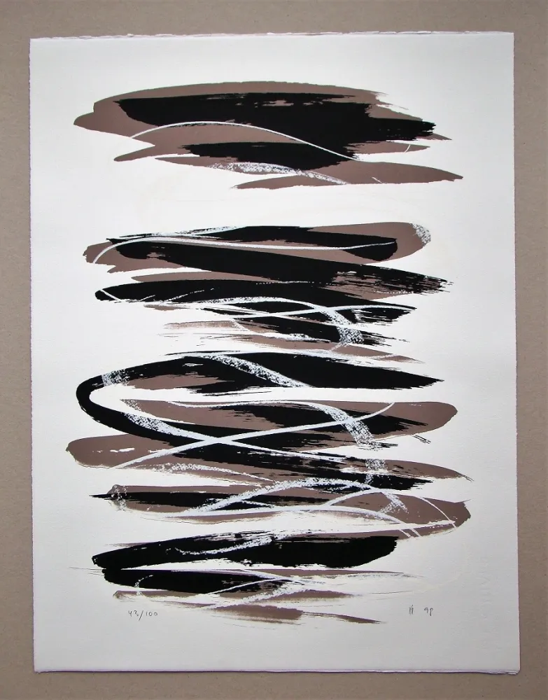 Zeefdruk Huber - Verses VII