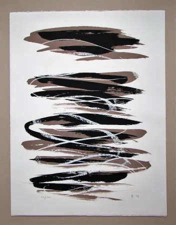 Zeefdruk Huber - Verses VII