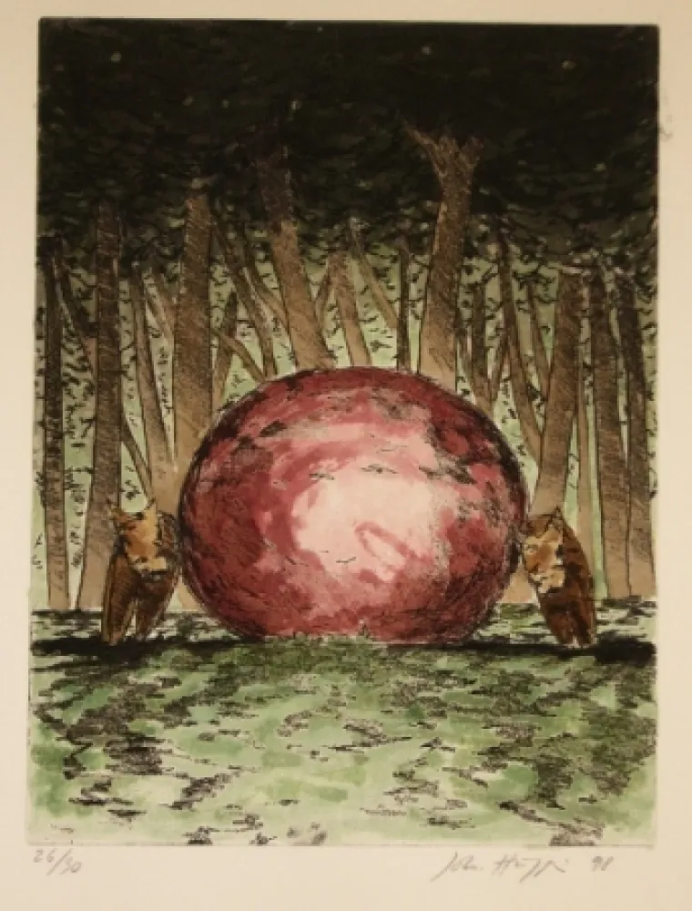 Ets En Aquatint Hüppi - Sans titre 6