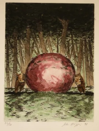 Ets En Aquatint Hüppi - Sans titre 6