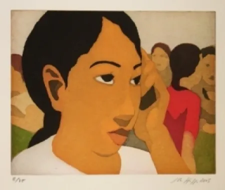 Ets En Aquatint Hüppi - Sans titre