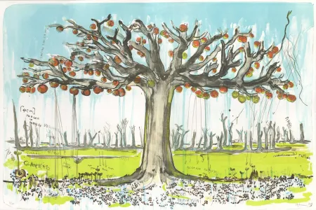 Lithografie Hyber - Pépins