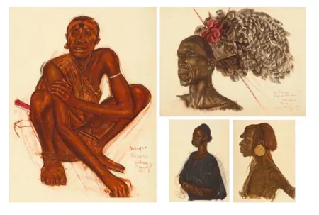Geen Techniek Iacovleff  - Alexandre Iacovleff (1887-1938). Dessins et peintures d’Afrique. 1927