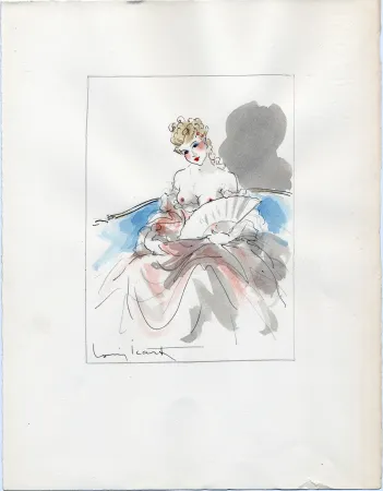 Geïllustreerd Boek Icart - Crébillon. LA NUIT ET LE MOMENT. 25 eaux-fortes et 2 aquarelles originales signées (1946)s
