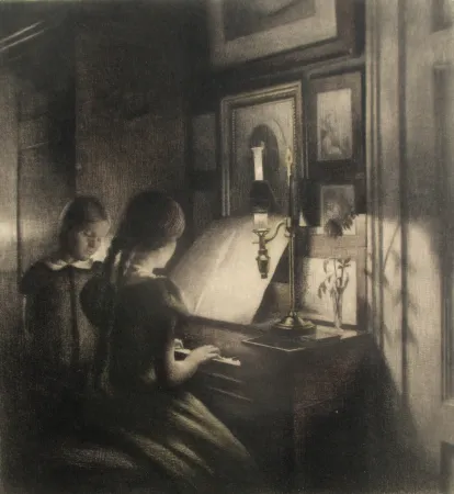 Gravure Ilsted - Evening II