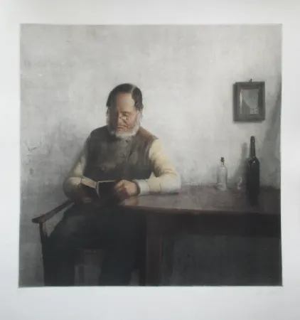 Mezzotint Ilsted - Hendrik (large mezzotint)