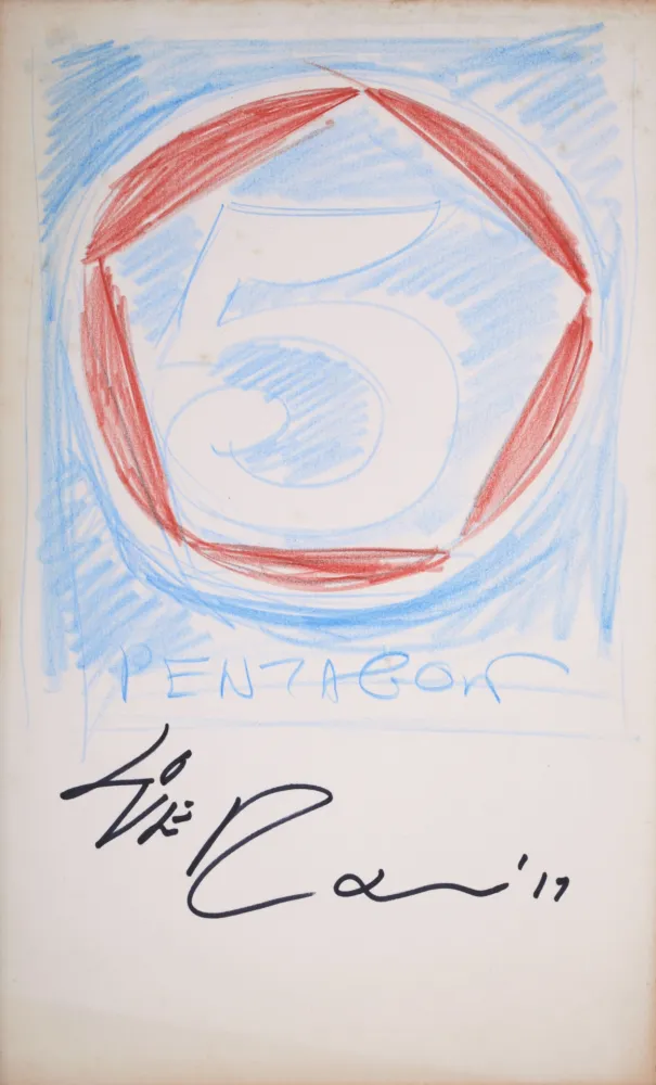 Geen Techniek Indiana - 5 Pentagon #1, 2017 - Hand-signed