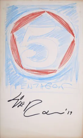 Geen Techniek Indiana - 5 Pentagon #1, 2017 - Hand-signed