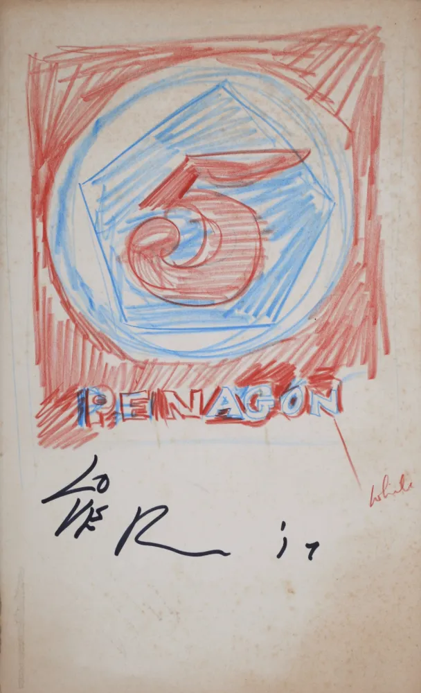 Geen Techniek Indiana - 5 Pentagon #2, 2017 - Hand-signed