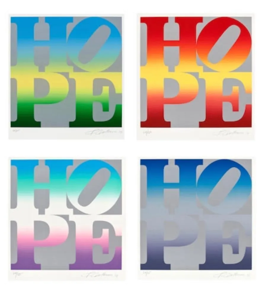 Zeefdruk Indiana - Four Seasons of Hope (Silver), 2012