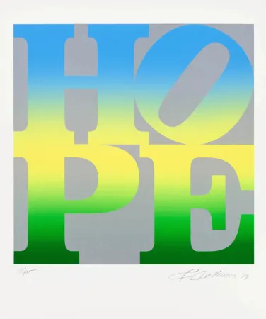 Zeefdruk Indiana - Four Seasons of Hope: Summer (Silver)