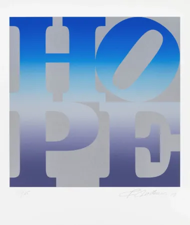 Zeefdruk Indiana - Four Seasons of Hope: Winter (Silver)