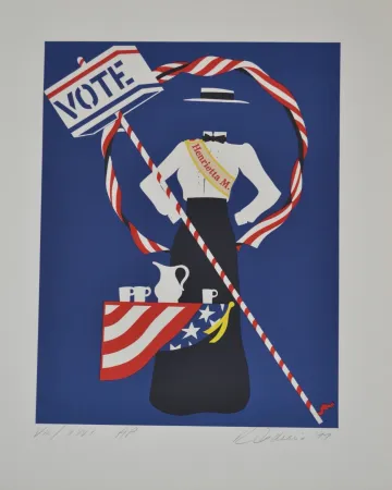 Lithografie Indiana - Henrietta M. - Mother of us all portfolio