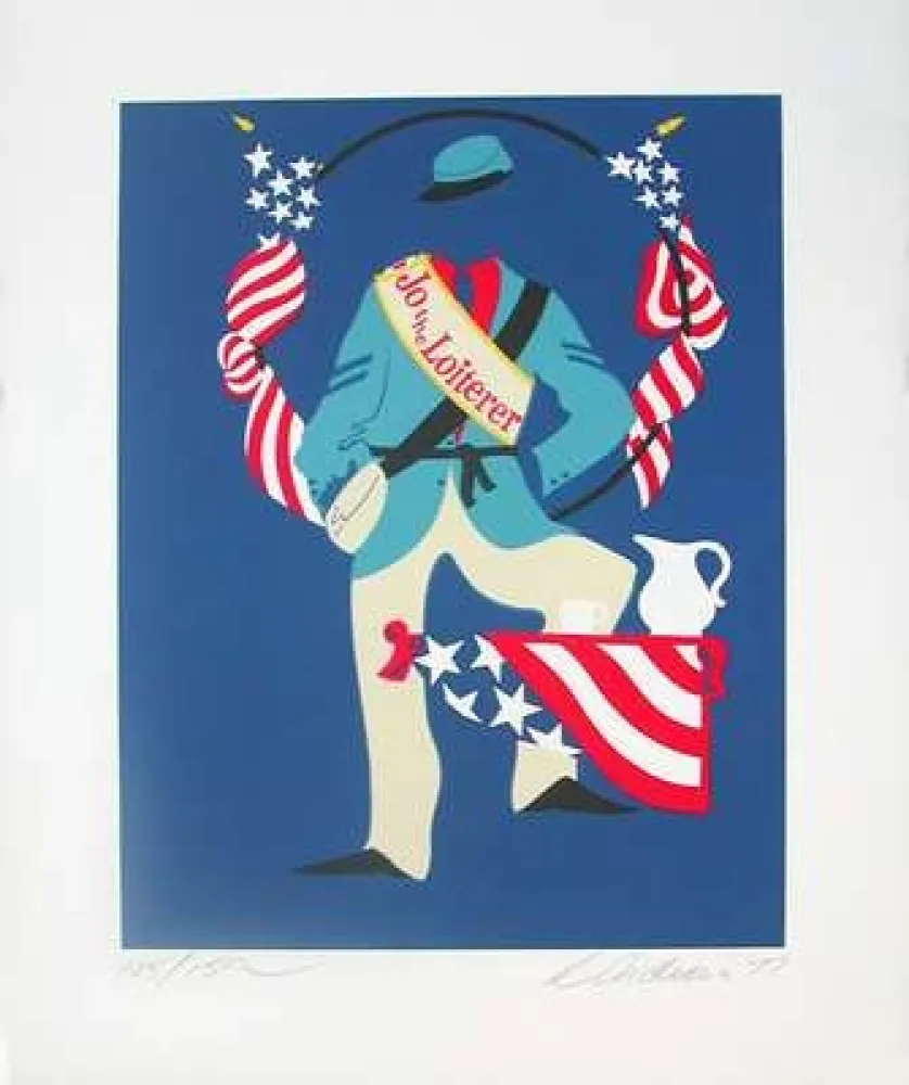 Zeefdruk Indiana - Jo the Loiterer