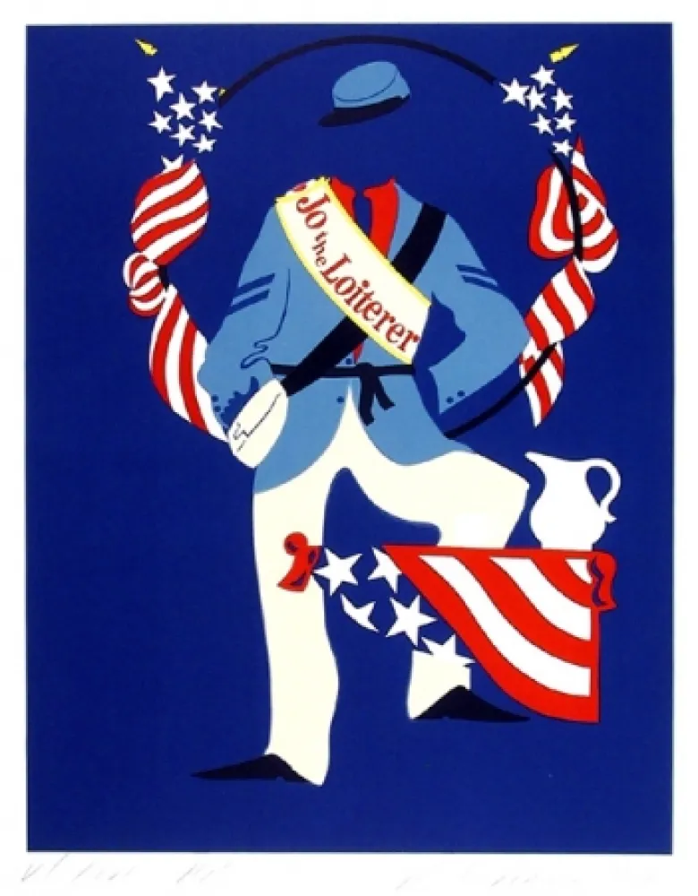 Lithografie Indiana - JO THE LOITERER