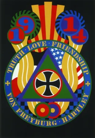 Zeefdruk Indiana - KVF V, from The Hartley Elegies