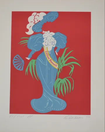 Lithografie Indiana - Lilian Russell - Mother of us all portfolio