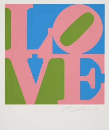 Zeefdruk Indiana - Love