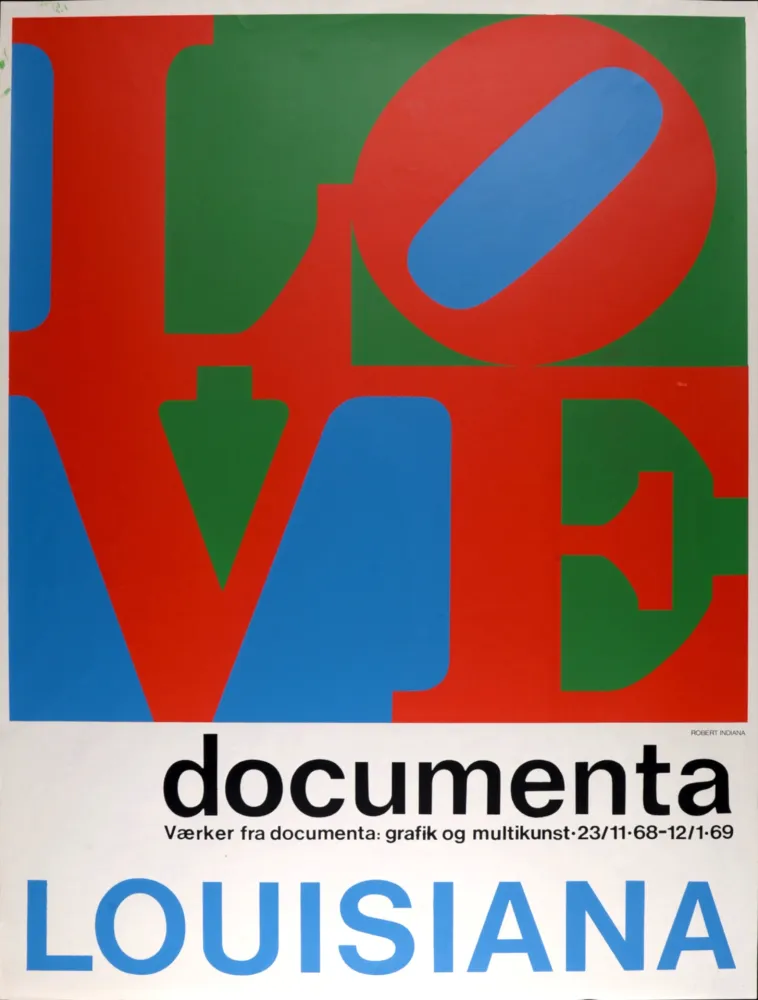 Zeefdruk Indiana - LOVE Documenta, 1969