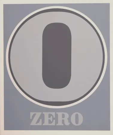 Zeefdruk Indiana - Number 0, 1968