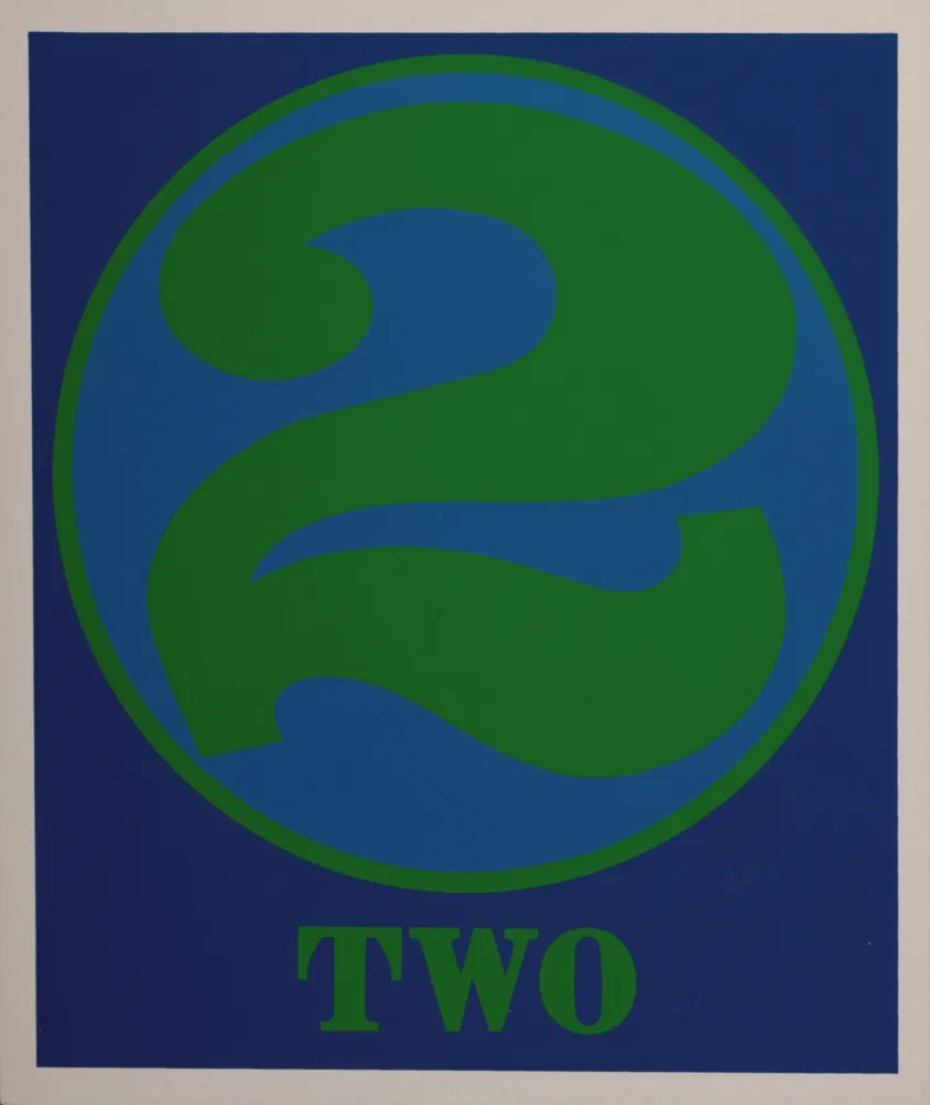 Zeefdruk Indiana - Number 2, 1968