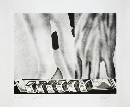 Lithografie Indiana - Pushbuttons