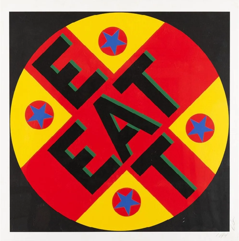 Zeefdruk Indiana - The American Dream No. 2 - Eat